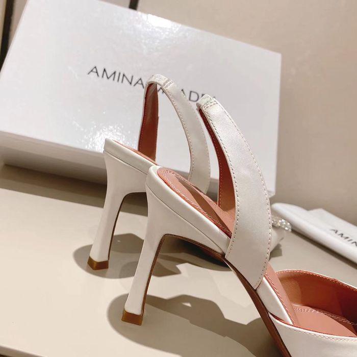 Amina Muaddi Shoes AMS00025 Heel 8.5CM